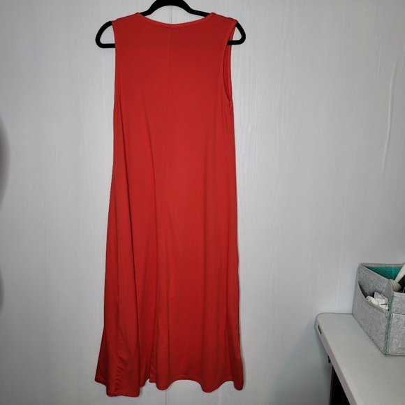 Daily Collection Solid Midi Flowy Cozy Tank Dress Size Large - Picture 3 of 9